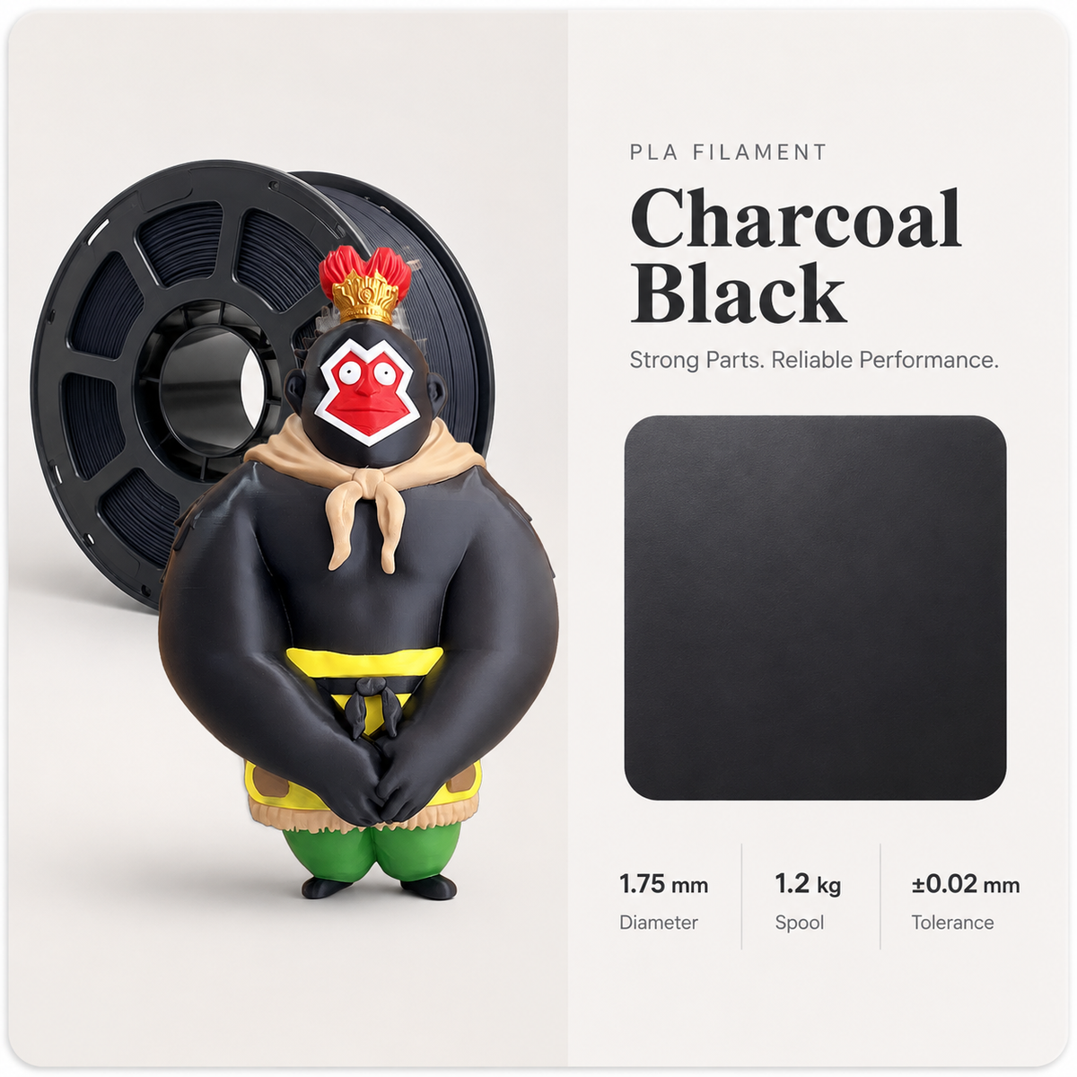 Everyday Essential PLA 3D Filament | Classic Finish | 1KG