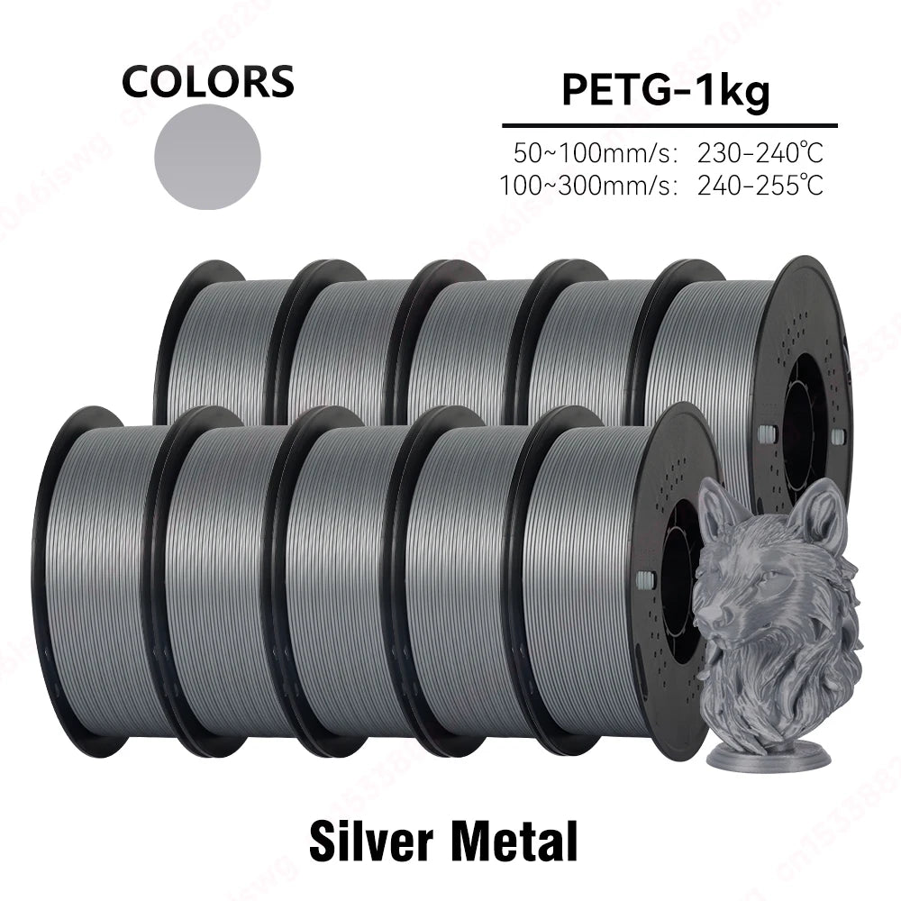 Premium PETG Filament 1.75mm | Eco-Friendly & Durable | 1KG, 5KG, 10KG