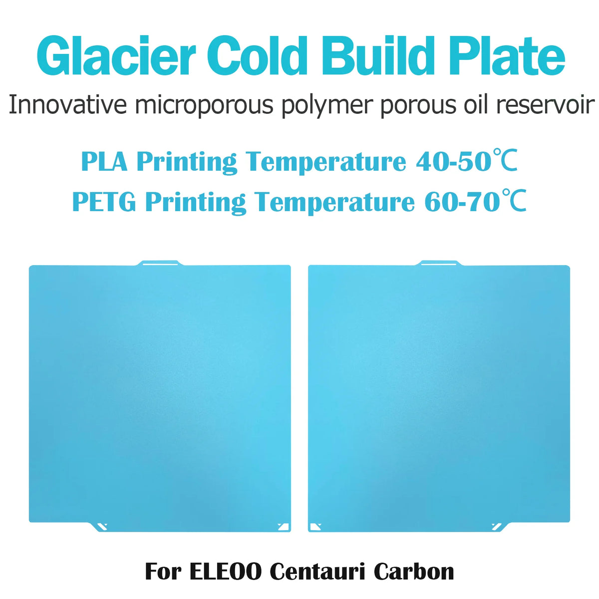 No Glue Needed Cold Plate | Smooth Build Surface