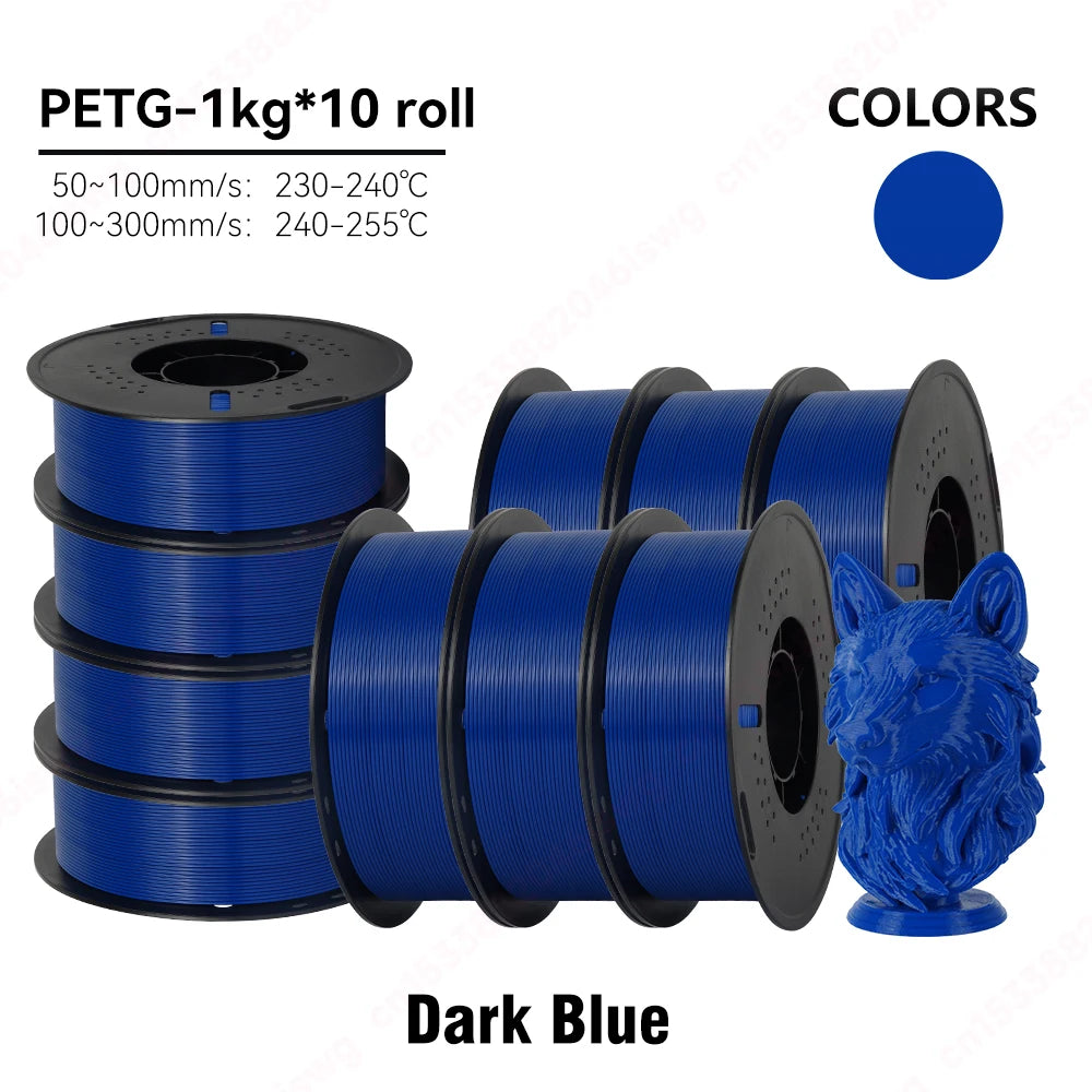 Premium PETG Filament 1.75mm | Neatly Wound | 5KG & 10KG Bulk Bundles
