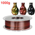 Premium Tricolor Silk PLA Filament 1.75mm | Tri-Color Pearlescent