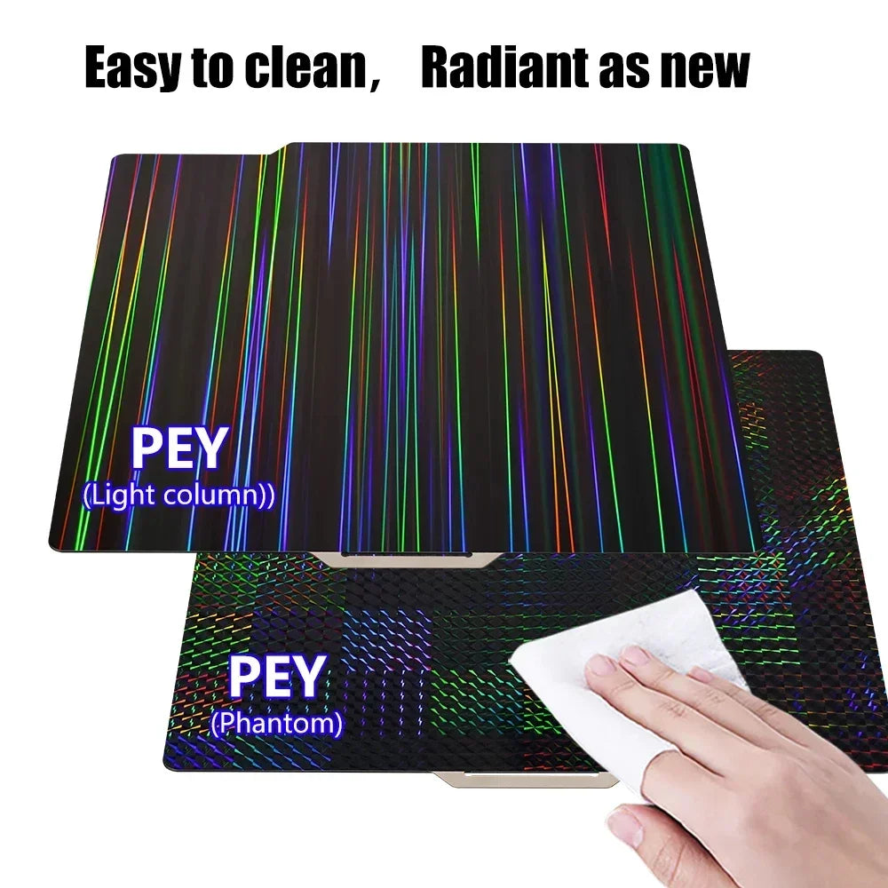 Double-Sided Textured PEI & PET Build Plate | For Bambu Lab (257x257mm)