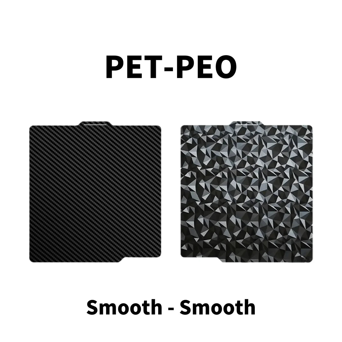 Double-Sided Textured PEI & PET Build Plate | For Bambu Lab (257x257mm)