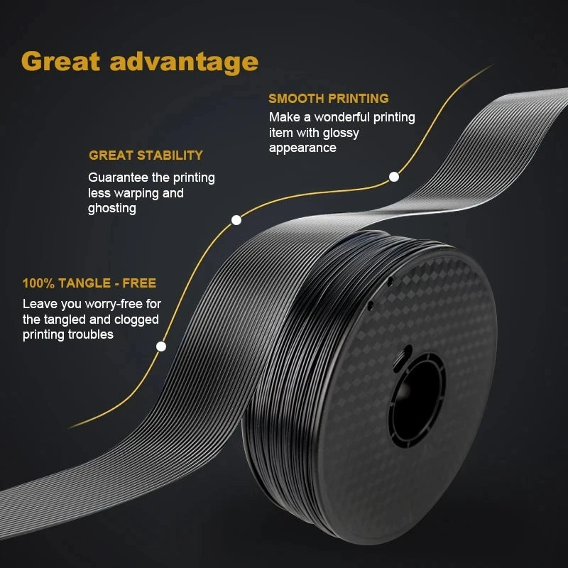 Premium 1KG TPU Flexible Filament 1.75mm | 95A Hardness | Glow Effect