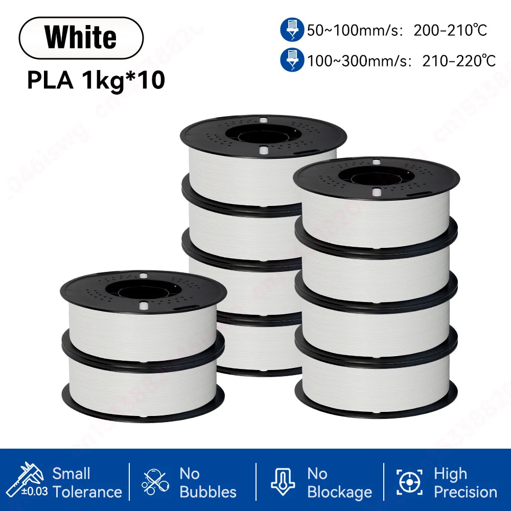 Premium PETG Filament 1.75mm | High-Precision | 10KG Bulk Bundle