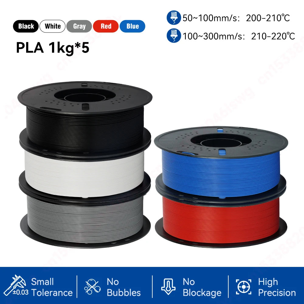 Premium PLA Filament 1.75mm | 5KG & 10KG Bulk