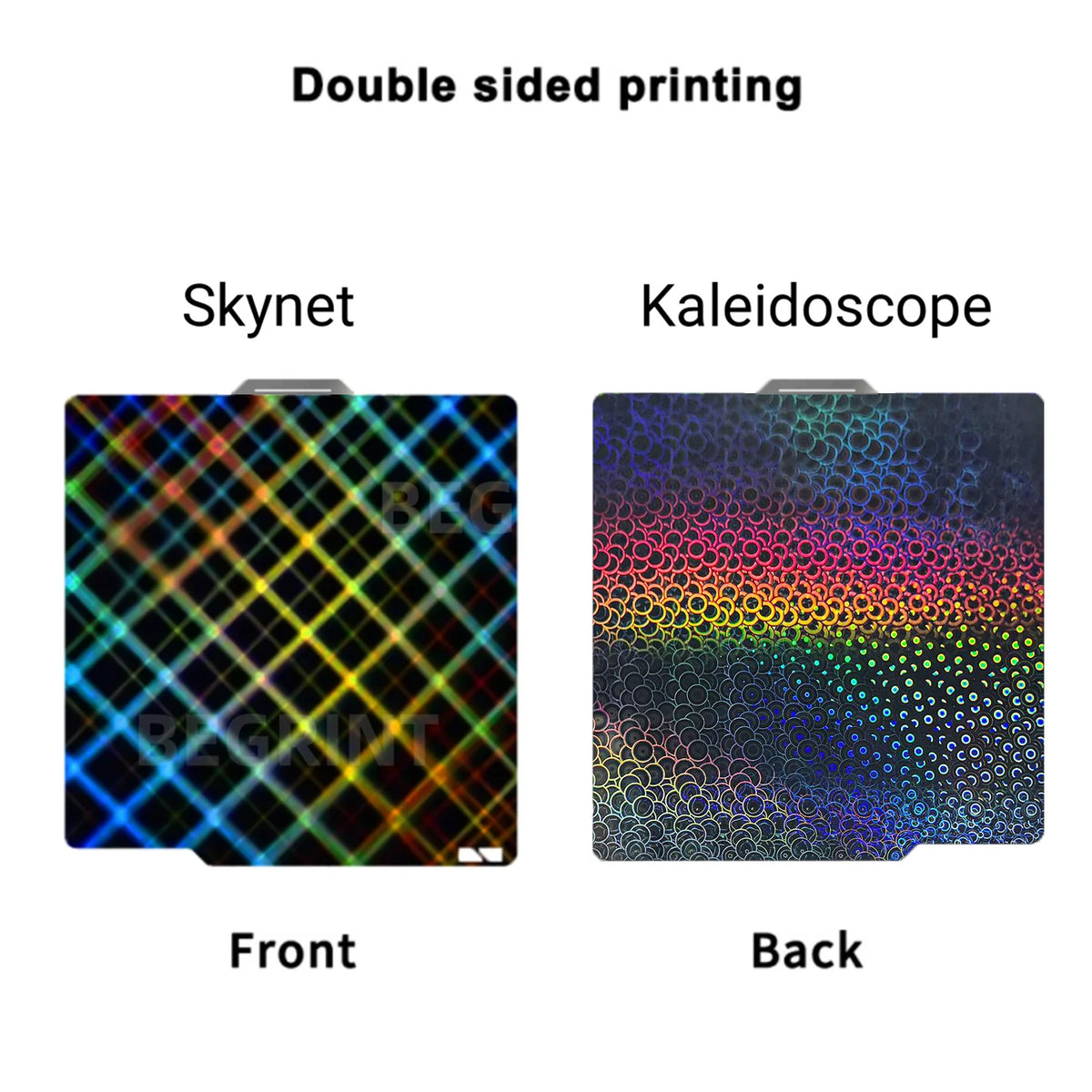 Double-Sided Build Plate | For Bambu Lab X1/P1/A1 (257x257mm)