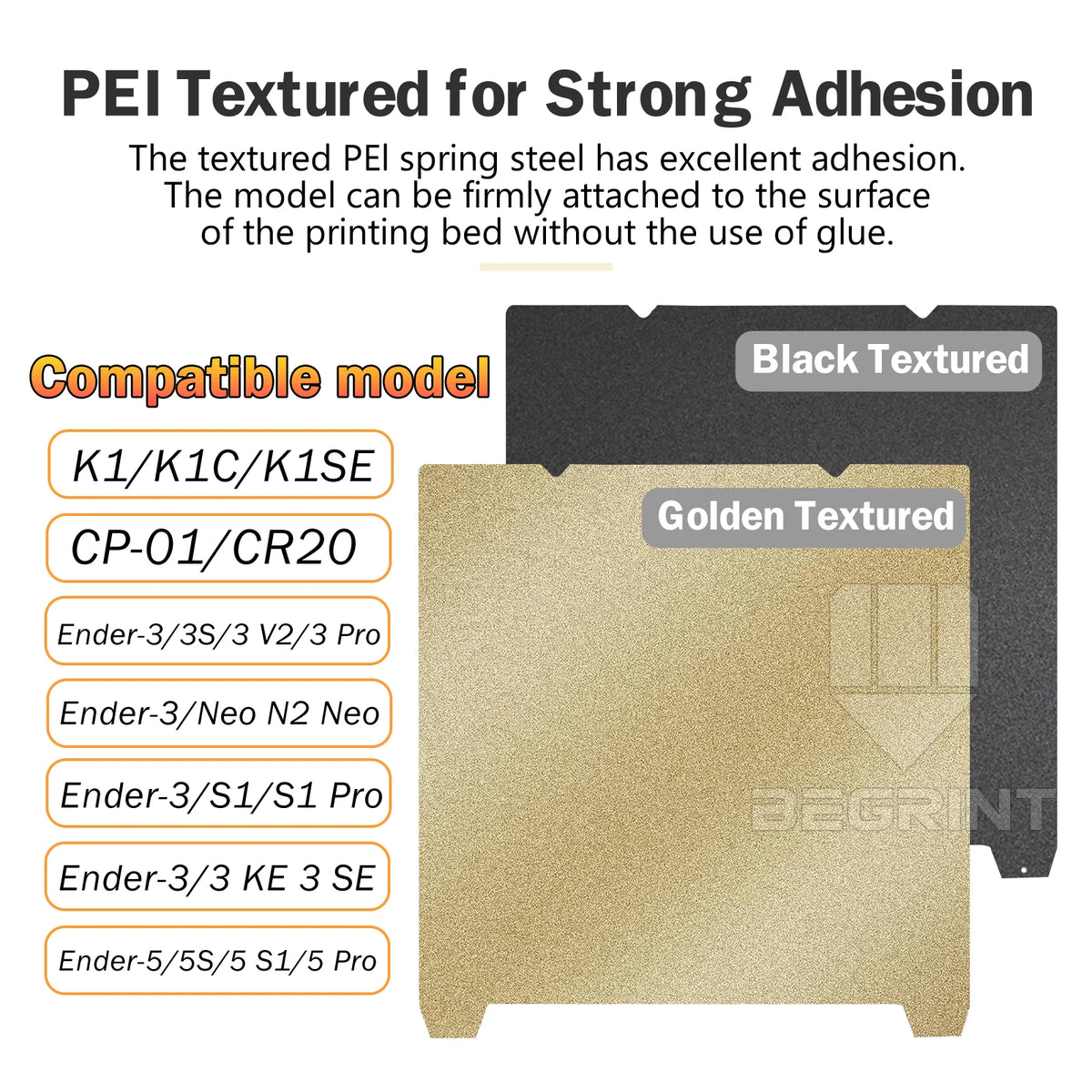 Double-Sided Build Plate | For Creality K1 & Ender (235x235mm)