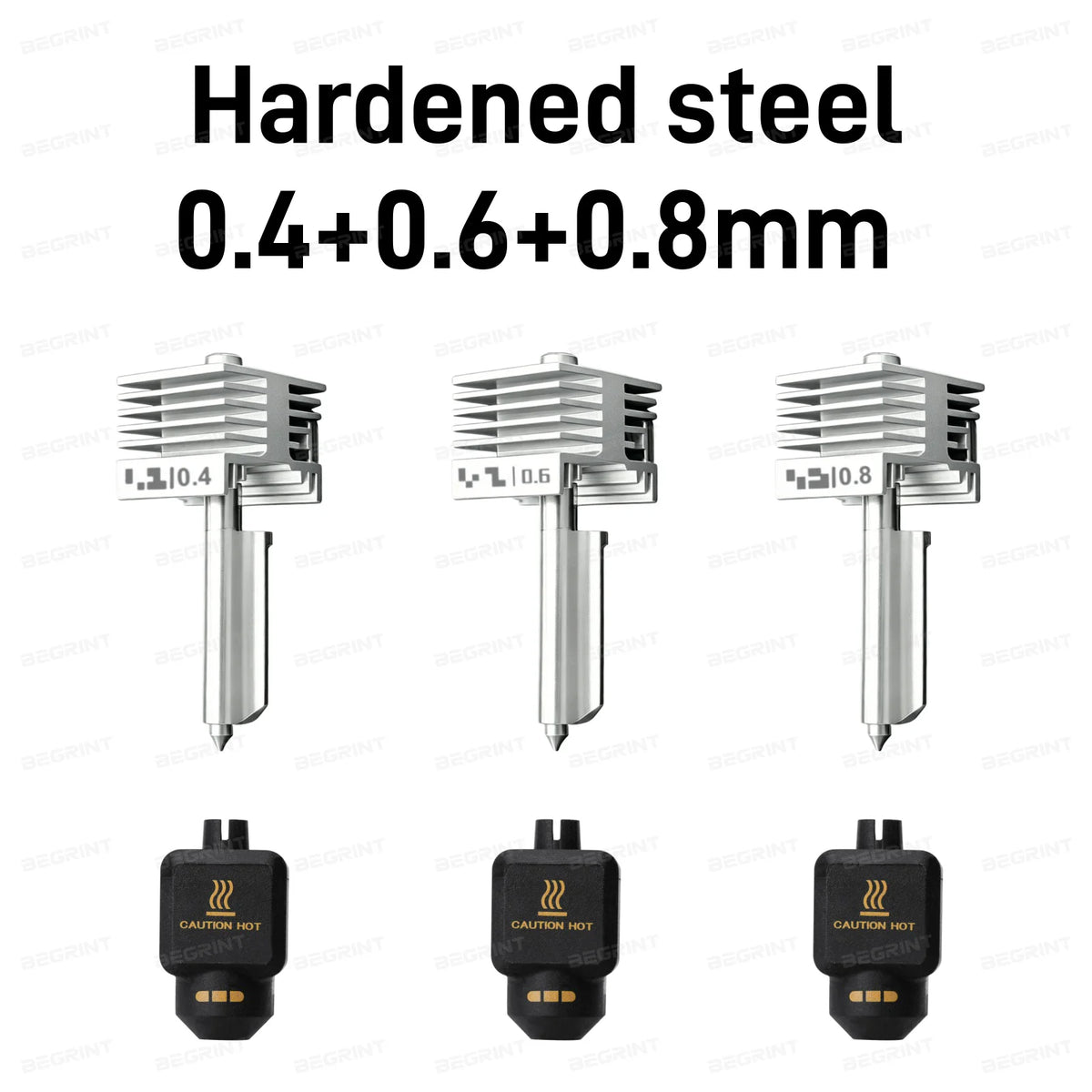 Bambu Lab P2S/X2D Quick-Swap All-Metal Hotend Nozzle | 0.4mm Hardened Steel