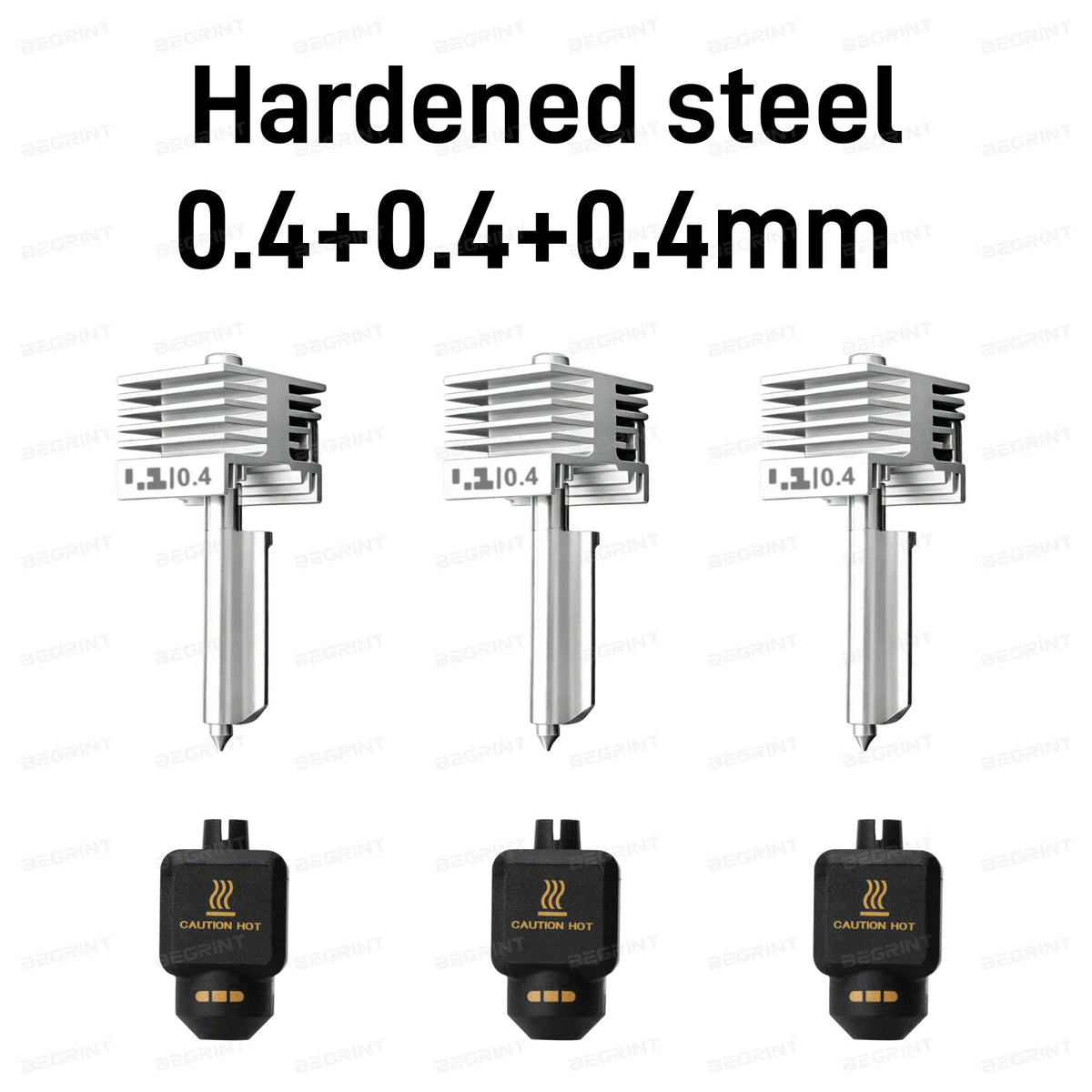 Bambu Lab P2S/X2D Quick-Swap All-Metal Hotend Nozzle | 0.4mm Hardened Steel
