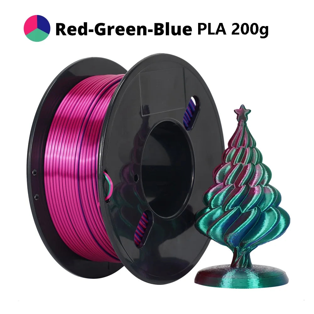 Premium Tester Size | 200g Silk PLA/TPU Filament | 1.75mm