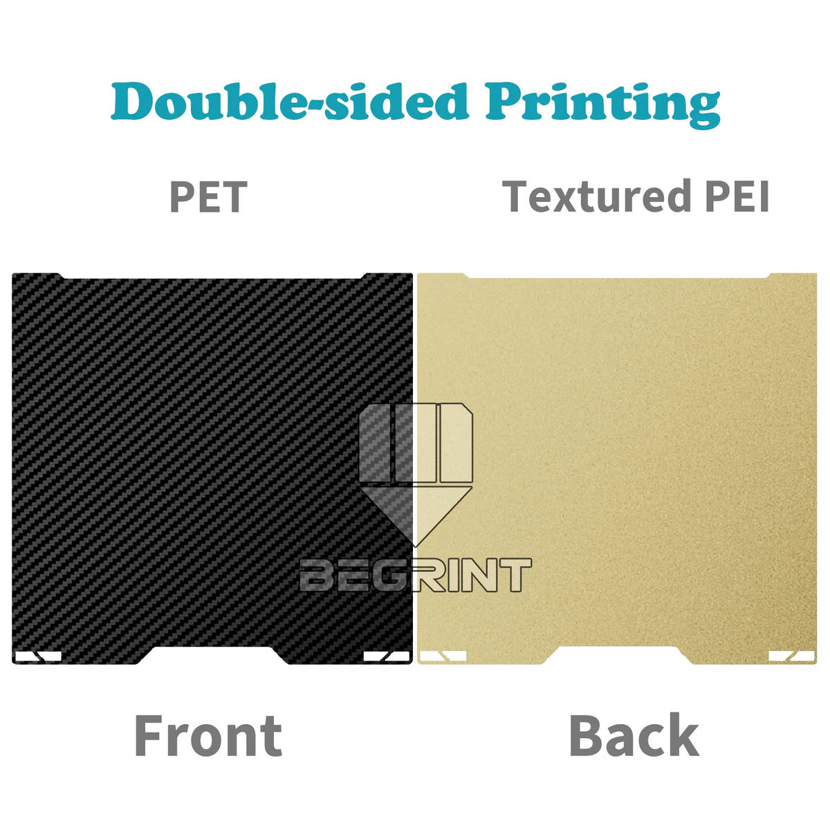 Double-Sided Build Plate | For Bambu Lab H2D