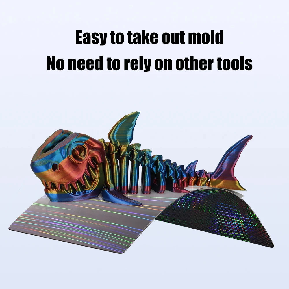 Holographic & Textured Build Plate | For Bambu Lab (257x257mm)