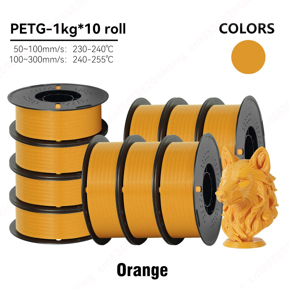 Premium PETG Filament 1.75mm | Neatly Wound | 5KG & 10KG Bulk Bundles