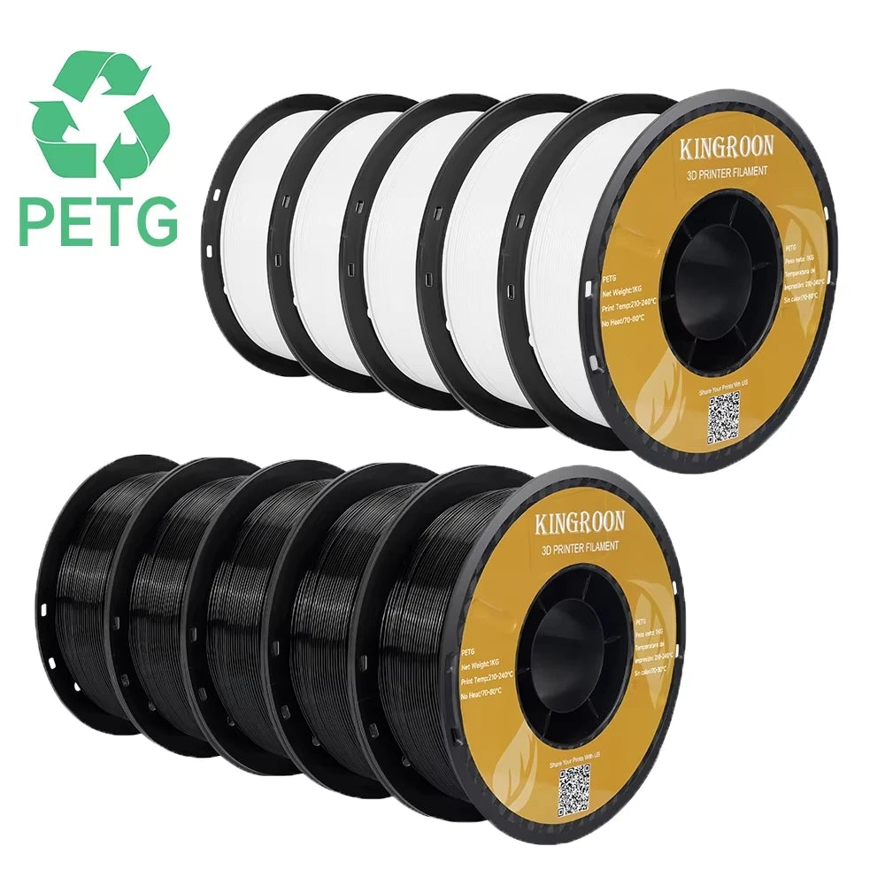 Premium PETG Filament 1.75mm | High-Precision | 10KG Bulk Bundle
