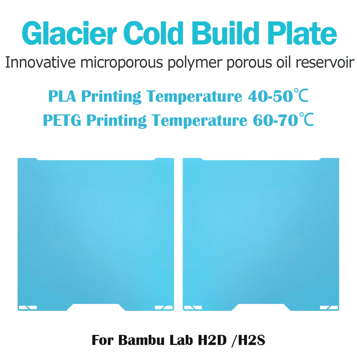 No Glue Needed Cold Plate | Smooth Build Surface