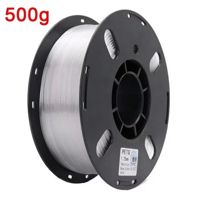 Premium 1KG Transparent PETG Filament 1.75mm | High Durability