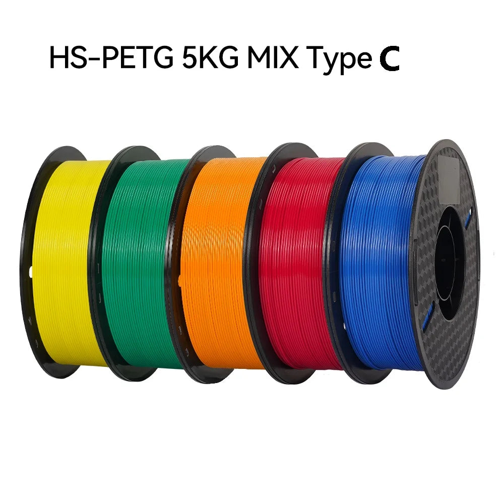 High-Speed HS-PLA & HS-PETG Filament 1.75mm | Up to 500mm/s | 5KG & 10KG Bulk