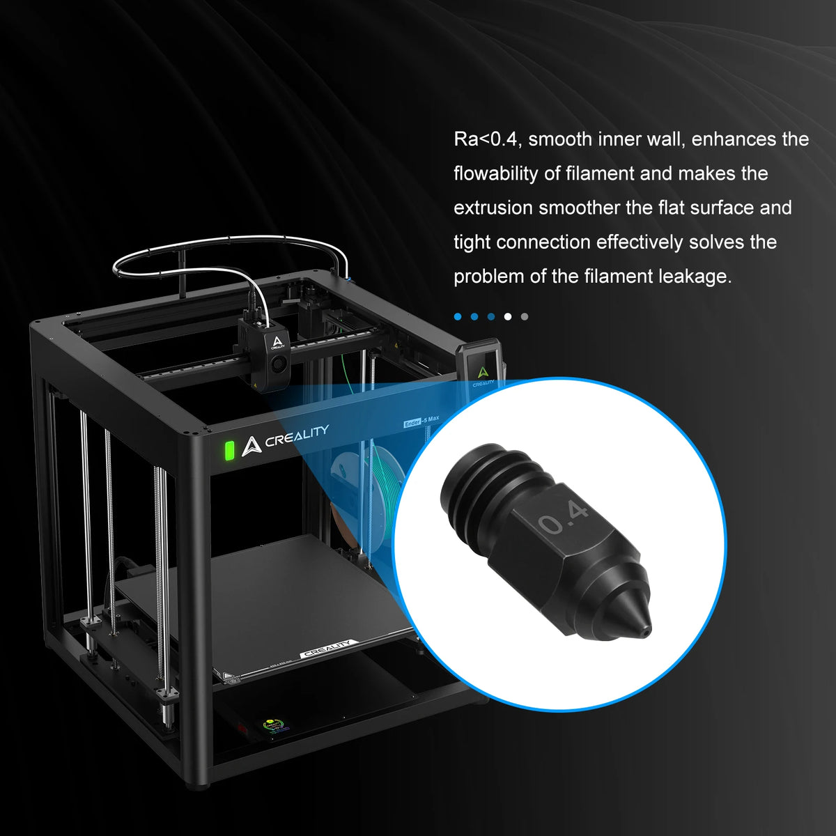 Hardened Steel Nozzle Kit | For Creality Ender 5 Max