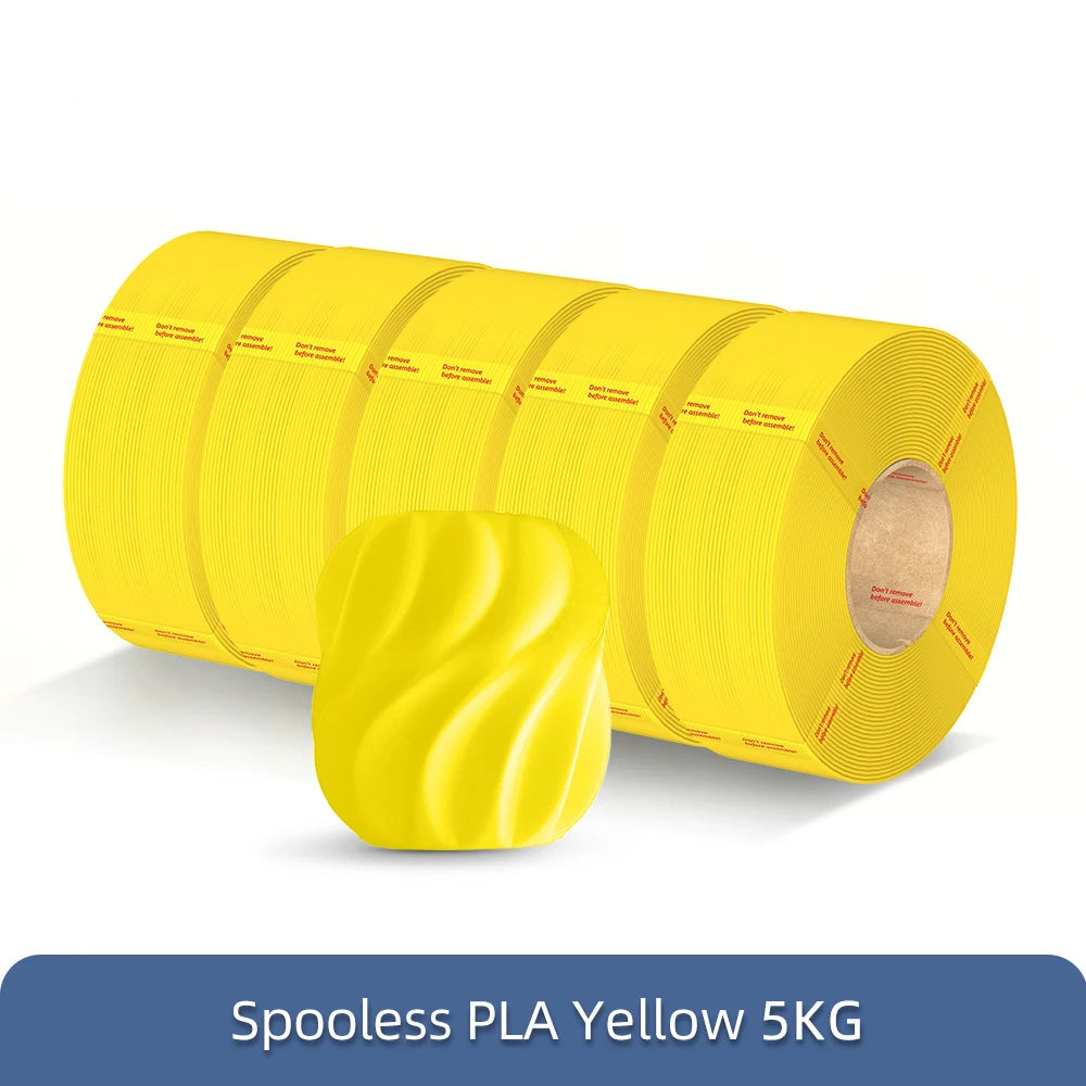 Spooless PLA Filament Refill 1.75mm | Eco-Friendly 10KG Bulk