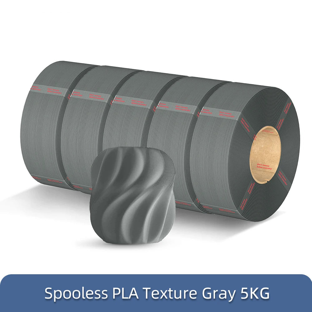 Spooless PLA Filament Refill 1.75mm | Eco-Friendly 10KG Bulk