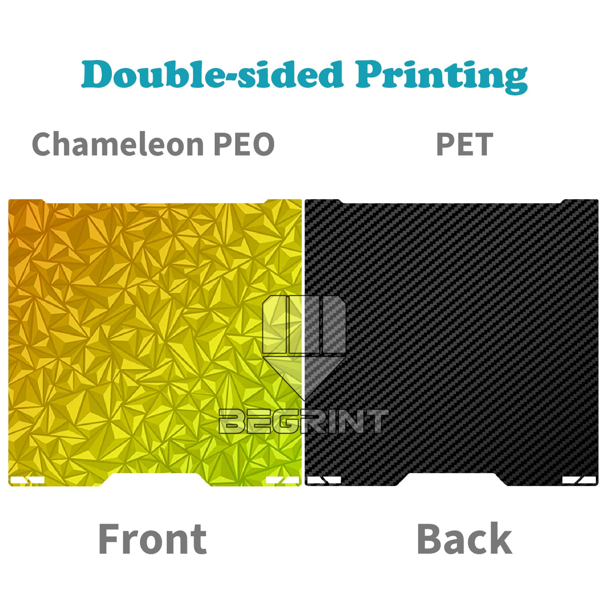 Double-Sided Build Plate | For Bambu Lab H2D