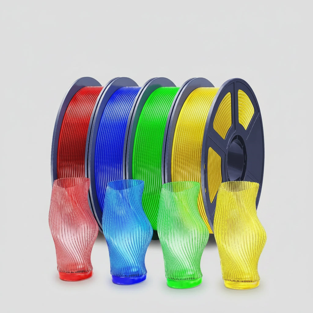 Premium 1KG Transparent PETG Filament 1.75mm | High Durability