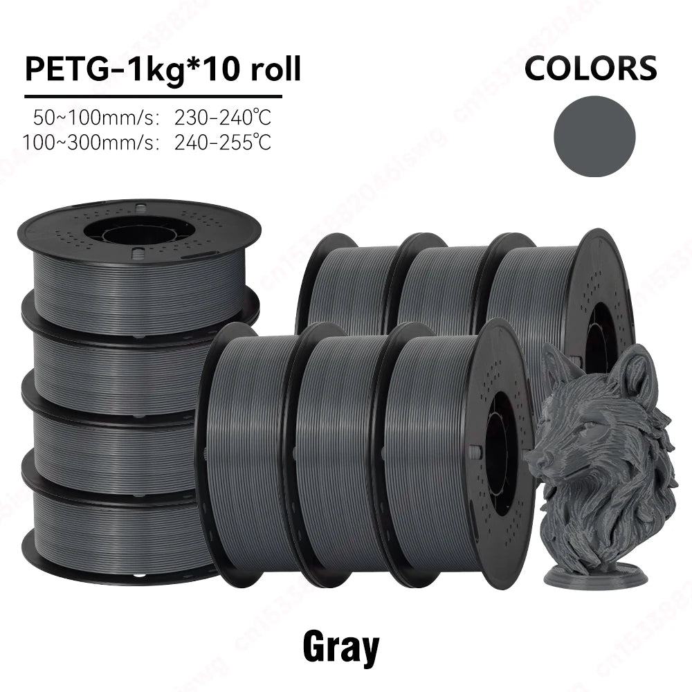 Premium PETG Filament 1.75mm | Neatly Wound | 5KG & 10KG Bulk Bundles