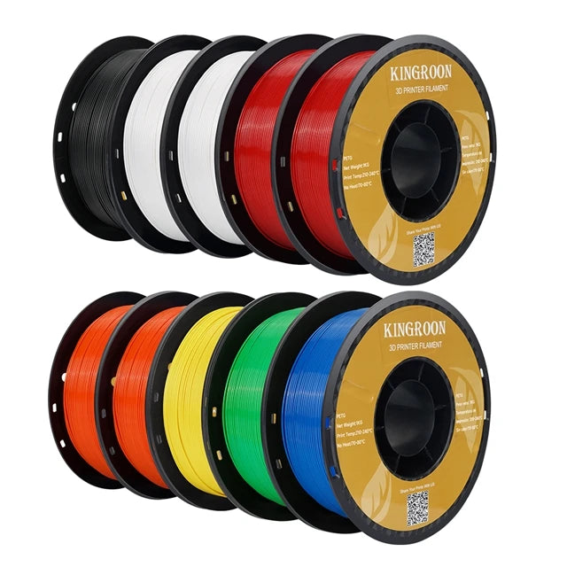 Premium PETG Filament 1.75mm | Bulk 5KG & 10KG Bundles | Mix Color