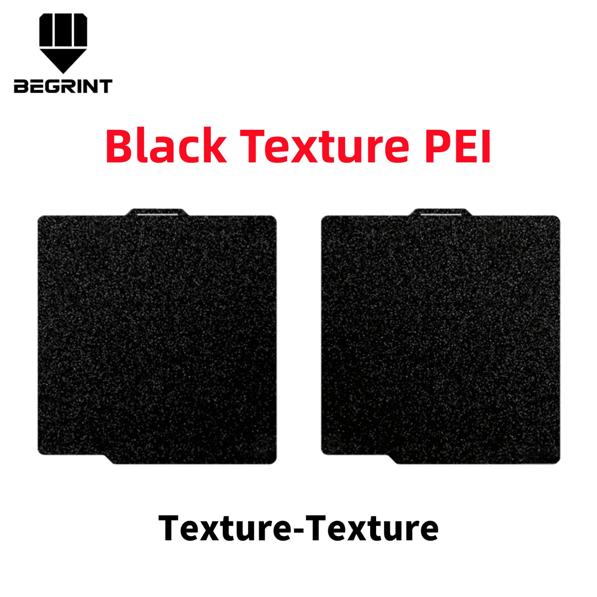 Double-Sided Textured PEI & PET Build Plate | For Bambu Lab (257x257mm)