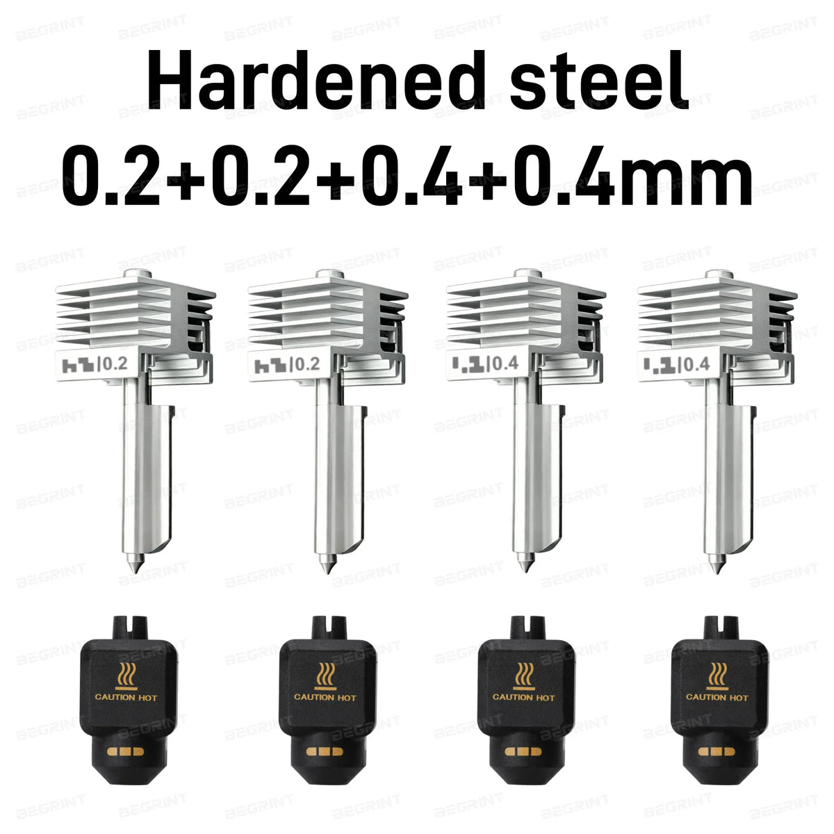 Bambu Lab P2S/X2D Quick-Swap All-Metal Hotend Nozzle | 0.4mm Hardened Steel