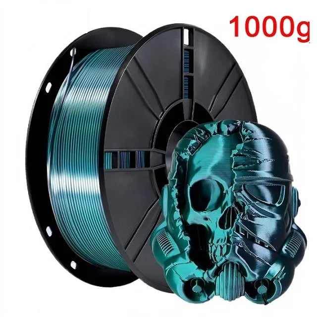Organic Dual Color Silk PLA Filament 1.75mm | Two-Tone Pearlescent Finish