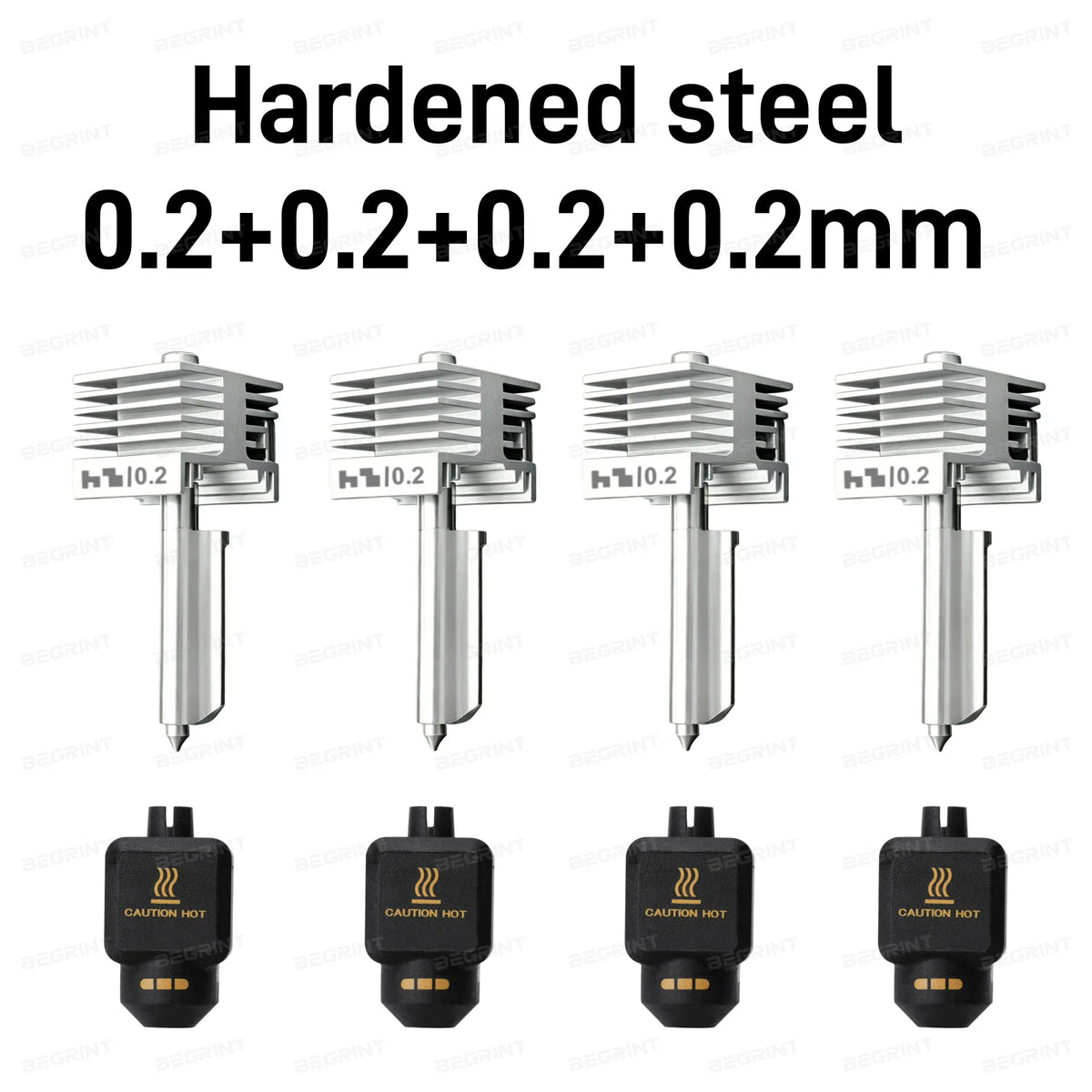 Bambu Lab P2S/X2D Quick-Swap All-Metal Hotend Nozzle | 0.4mm Hardened Steel