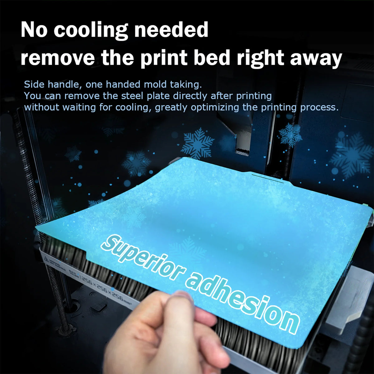 No Glue Needed Cold Plate | Smooth Build Surface