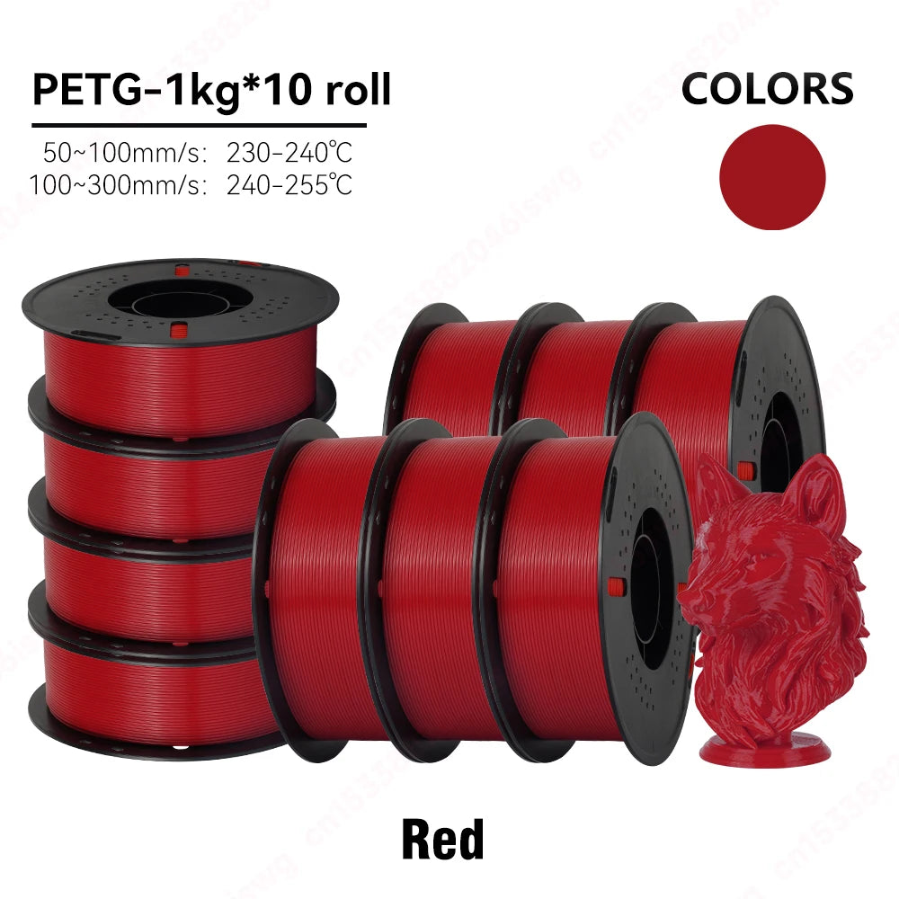 Premium PETG Filament 1.75mm | Neatly Wound | 5KG & 10KG Bulk Bundles
