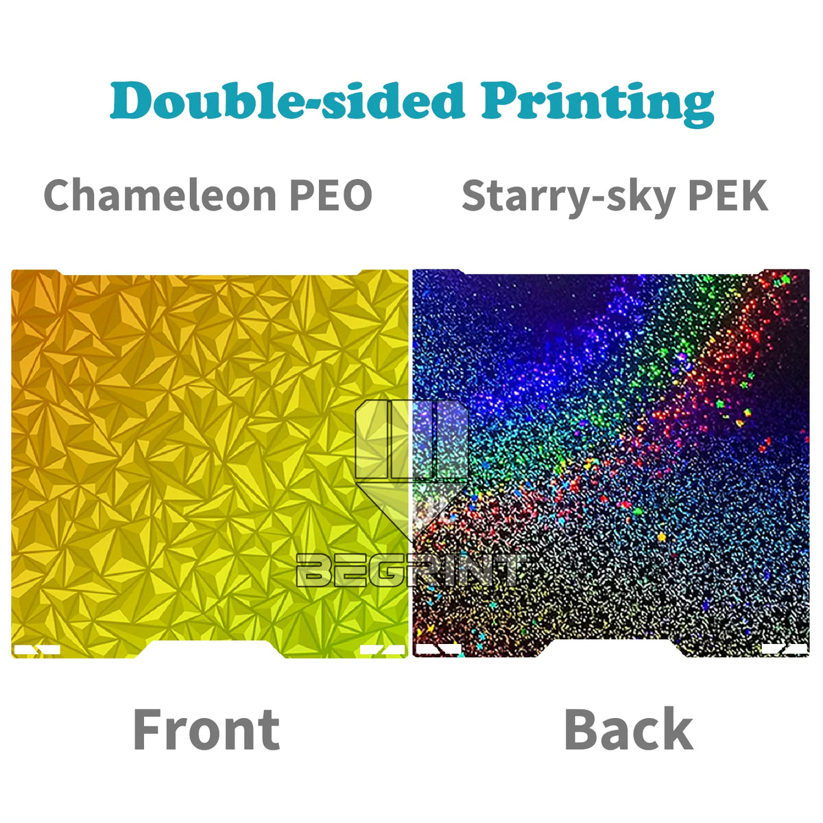 Double-Sided Build Plate | For Bambu Lab H2D