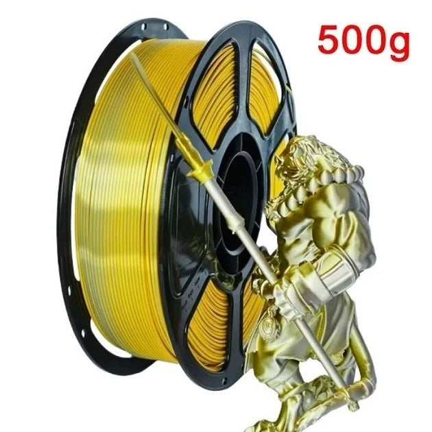 Organic Dual Color Silk PLA Filament 1.75mm | Two-Tone Pearlescent Finish