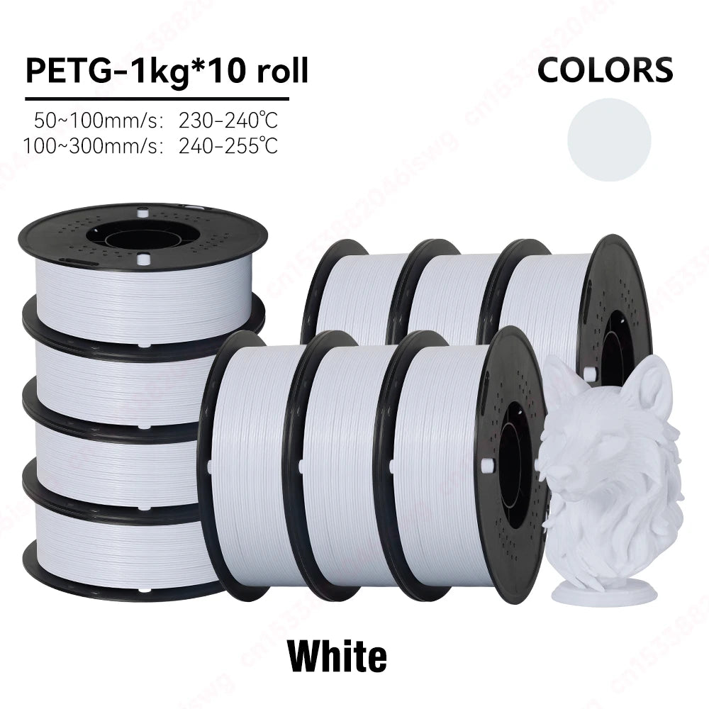 Premium PETG Filament 1.75mm | Neatly Wound | 5KG & 10KG Bulk Bundles