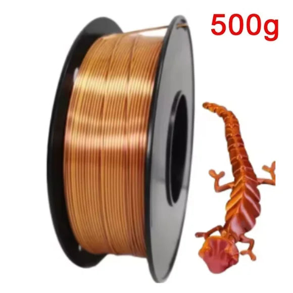 Organic Dual Color Silk PLA Filament 1.75mm | Two-Tone Pearlescent Finish