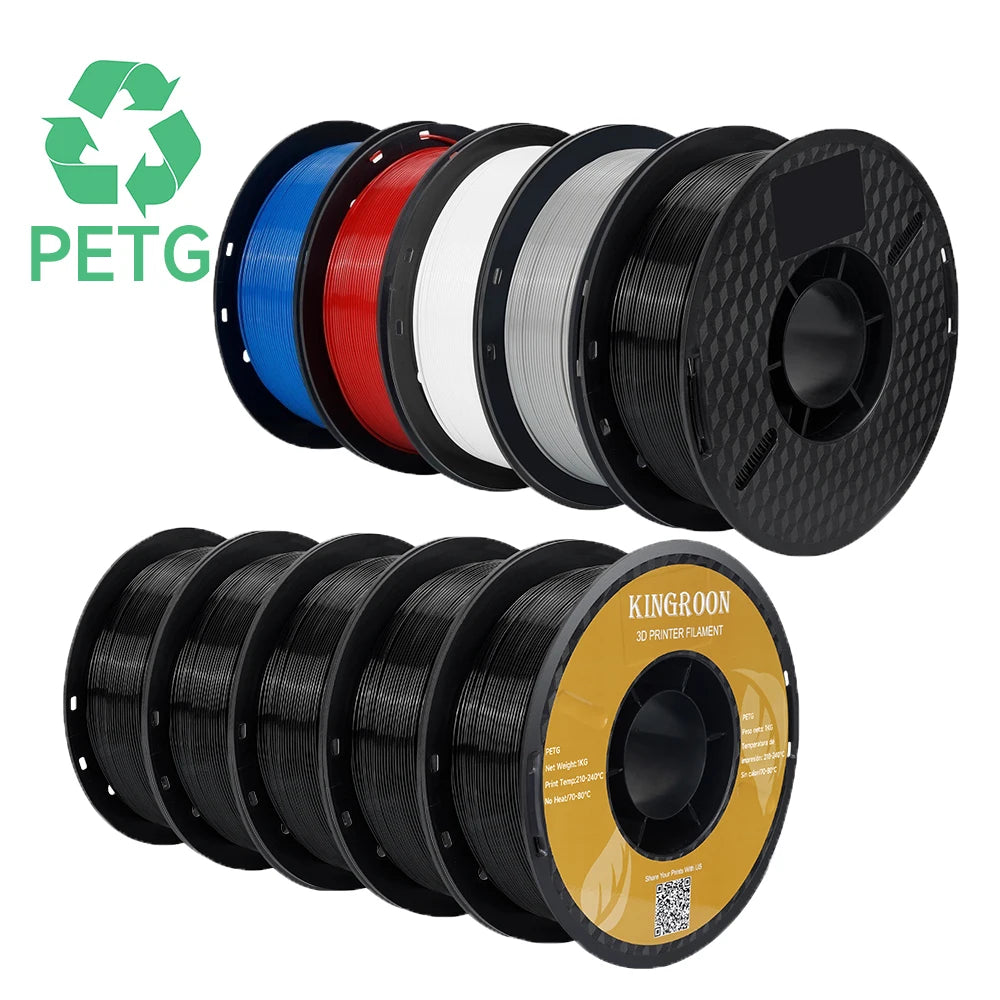 Premium PETG Filament 1.75mm | High-Precision | 10KG Bulk Bundle