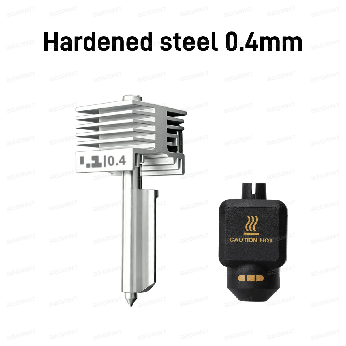 Bambu Lab P2S/X2D Quick-Swap All-Metal Hotend Nozzle | 0.4mm Hardened Steel