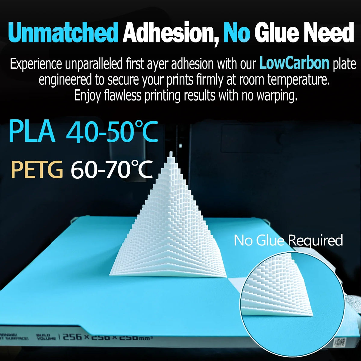 No Glue Needed Cold Plate | Smooth Build Surface