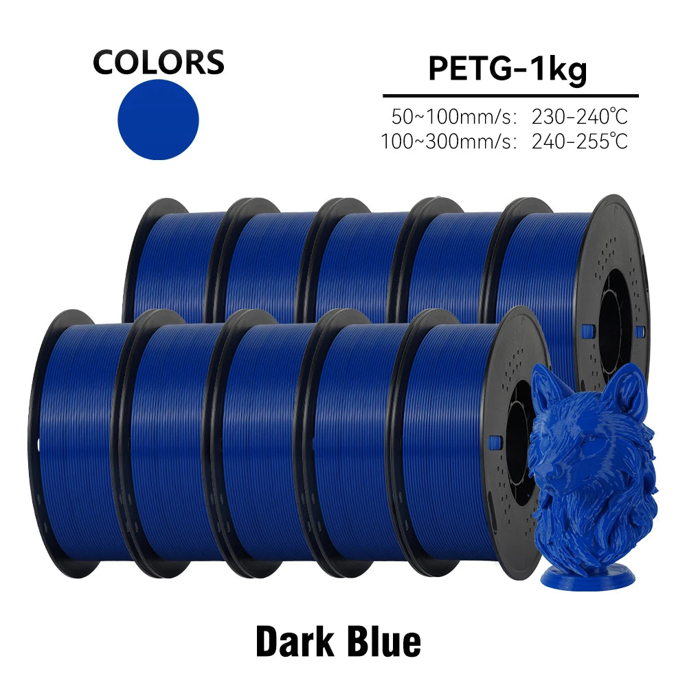 Premium PETG Filament 1.75mm | Eco-Friendly & Durable | 1KG, 5KG, 10KG
