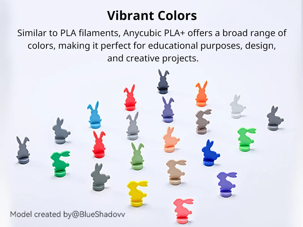 PLA+ (PLA Plus) Filament 1.75mm | High Toughness | Vibrant Colors