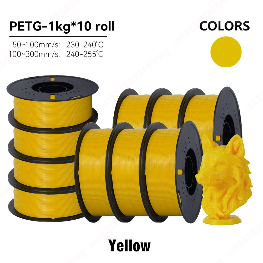 Premium PETG Filament 1.75mm | Neatly Wound | 5KG & 10KG Bulk Bundles