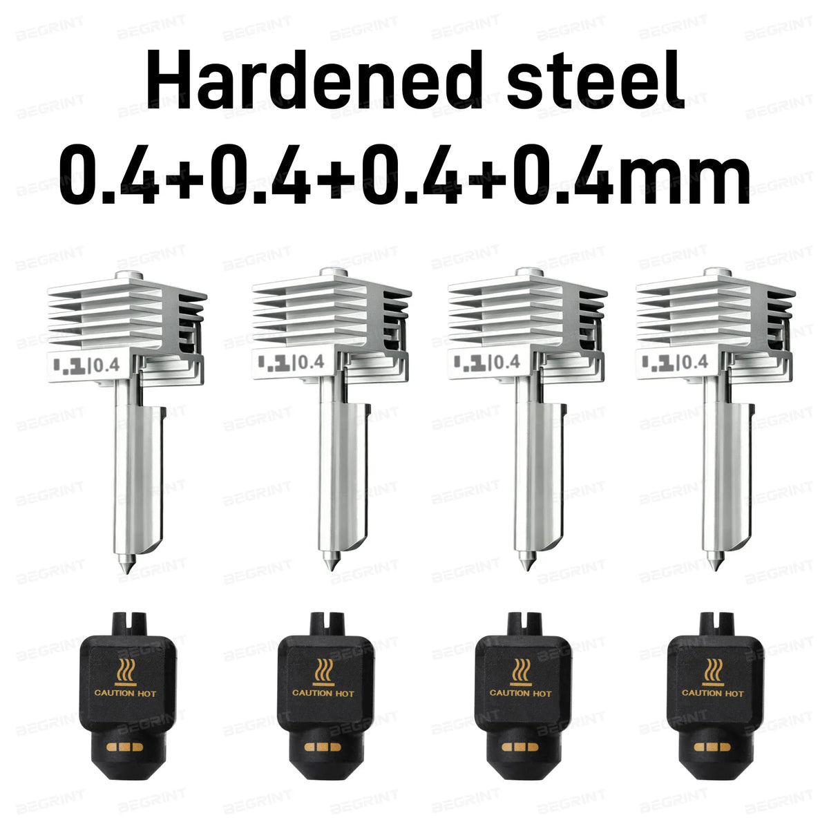 Bambu Lab P2S/X2D Quick-Swap All-Metal Hotend Nozzle | 0.4mm Hardened Steel