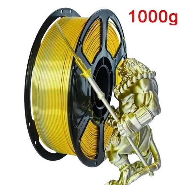Organic Dual Color Silk PLA Filament 1.75mm | Two-Tone Pearlescent Finish