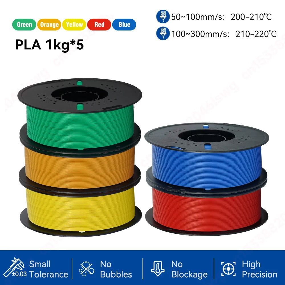 Premium PLA Filament 1.75mm | 5KG & 10KG Bulk