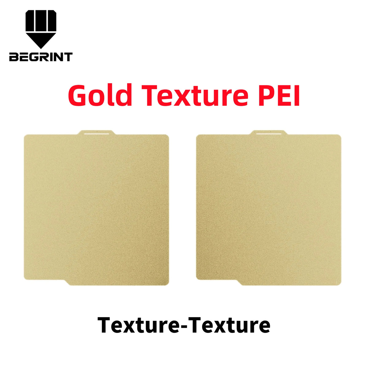 Double-Sided Textured PEI & PET Build Plate | For Bambu Lab (257x257mm)