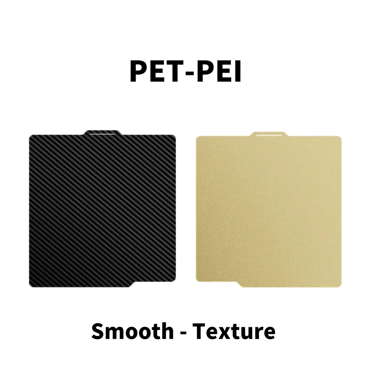 Double-Sided Textured PEI & PET Build Plate | For Bambu Lab (257x257mm)